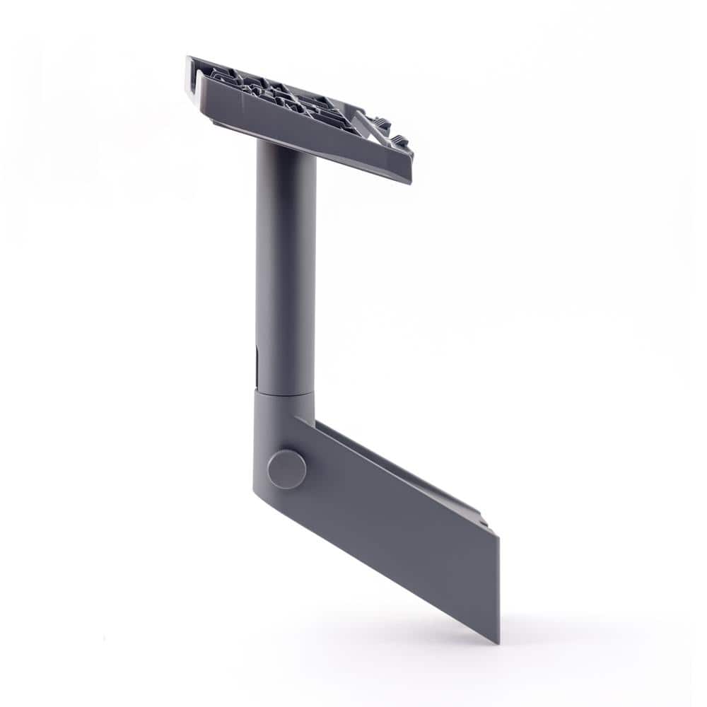 Gray Weather-Resistant Wall Mount for Exterior Installation