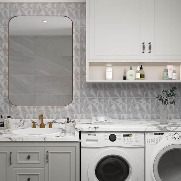12 in. x 12 in. Peel and Stick Backsplash Tile Vinyl Self Adhesive Wall Tiles for Kitchen (30-Pack, 30 sq. ft. / Case)