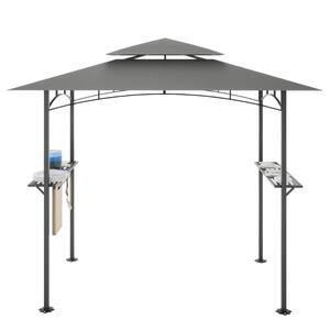 Outsunny 10 ft. x 10 ft. Cream White Retractable Pergola Canopy Patio Gazebo  with Aluminum Frame 84C-287 - The Home Depot