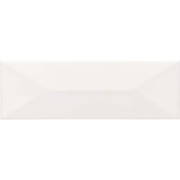 Daltile LuxeCraft Santorini Glossy 4-1/4 in. x 12-7/8 in. Glazed Ceramic Wave Crest Wall Tile (501 sq. ft./Pallet)