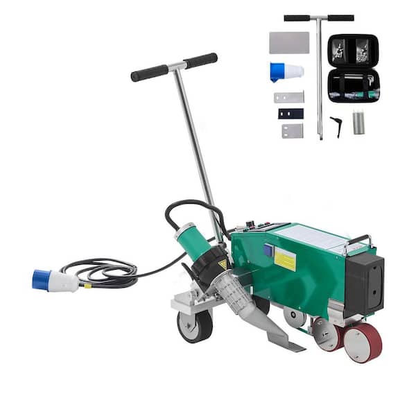 Roofing Hot Air Welder Kit, 4200W 220V High Power Plastic PVC CPE Welding Machine 1.57 in. W, 0.04-0. 12in. Thickness