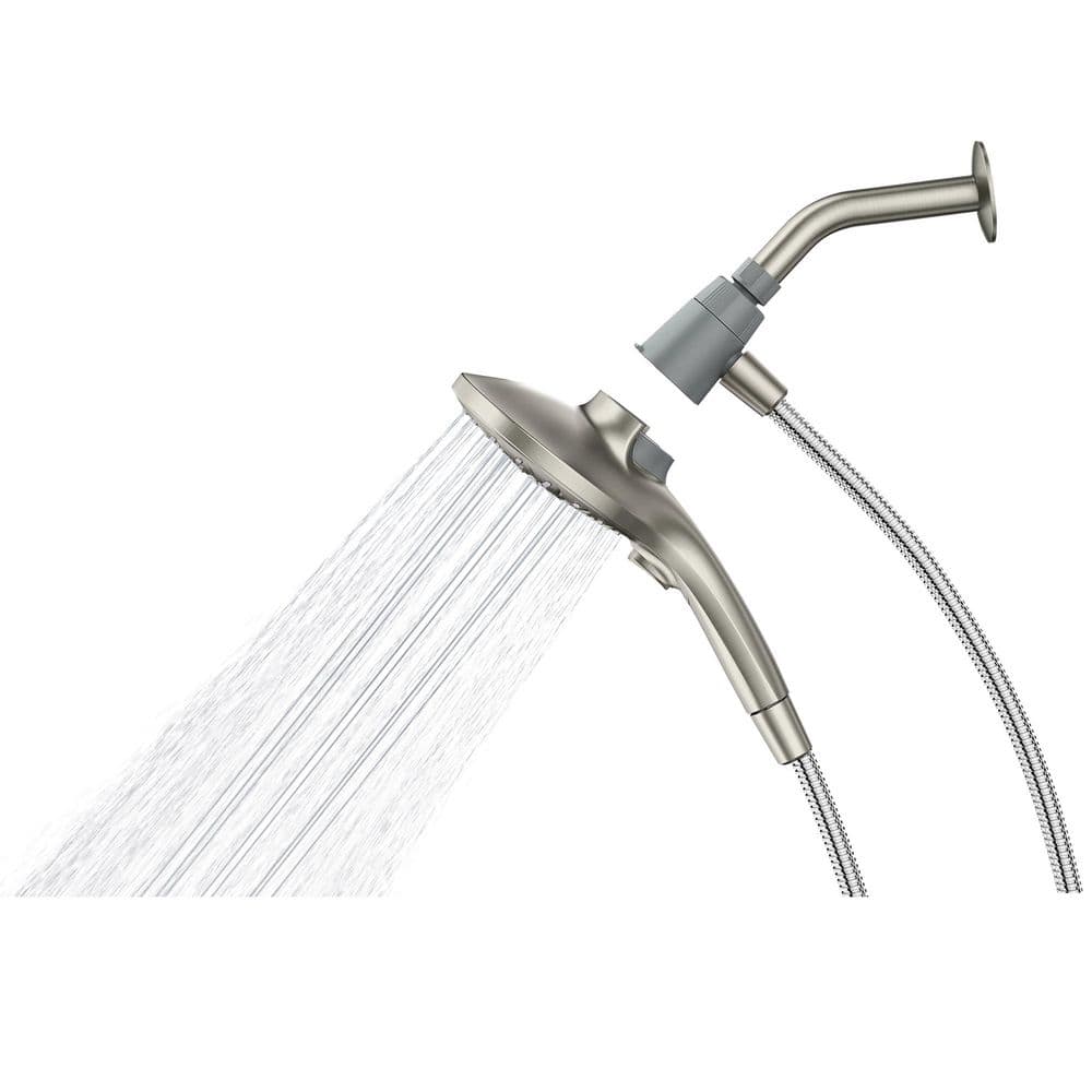 Spot Resist Brushed Nickel Handheld Wall Mounted Shower