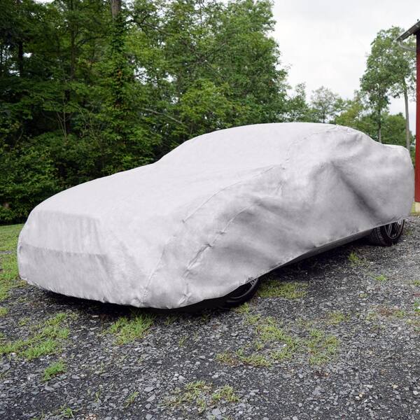thumbnail image 2 of Kono Covers 1 Layer Car Cover - Soft, Breathable, Dust & UV Proof, Indoor/Outdoor, Gray 2 of 6