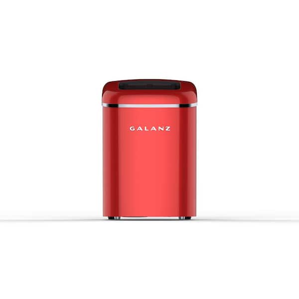 Galanz 26 lb. Freestanding Ice Maker in Red
