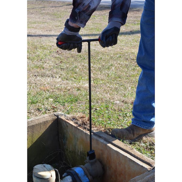 JONES STEPHENS - 1/2 in. x 48 in. Length Steel Street and Curb Water Meter Key