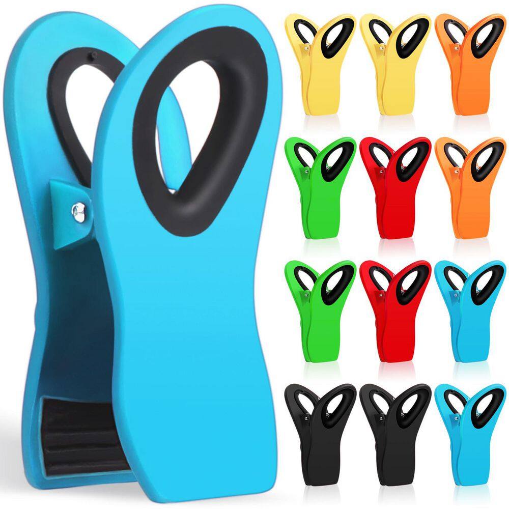4-Pack Magnetic Bag Clips – 5-Inch Wide Heavy Duty Chip Clips For Food Storage