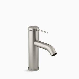 Components Single-Handle Single Hole Bathroom Sink Bathroom Faucet in Vibrant Brushed Nickel