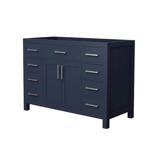 Beckett 47.25 in. Bath Vanity Cabinet without Top in Dark Blue