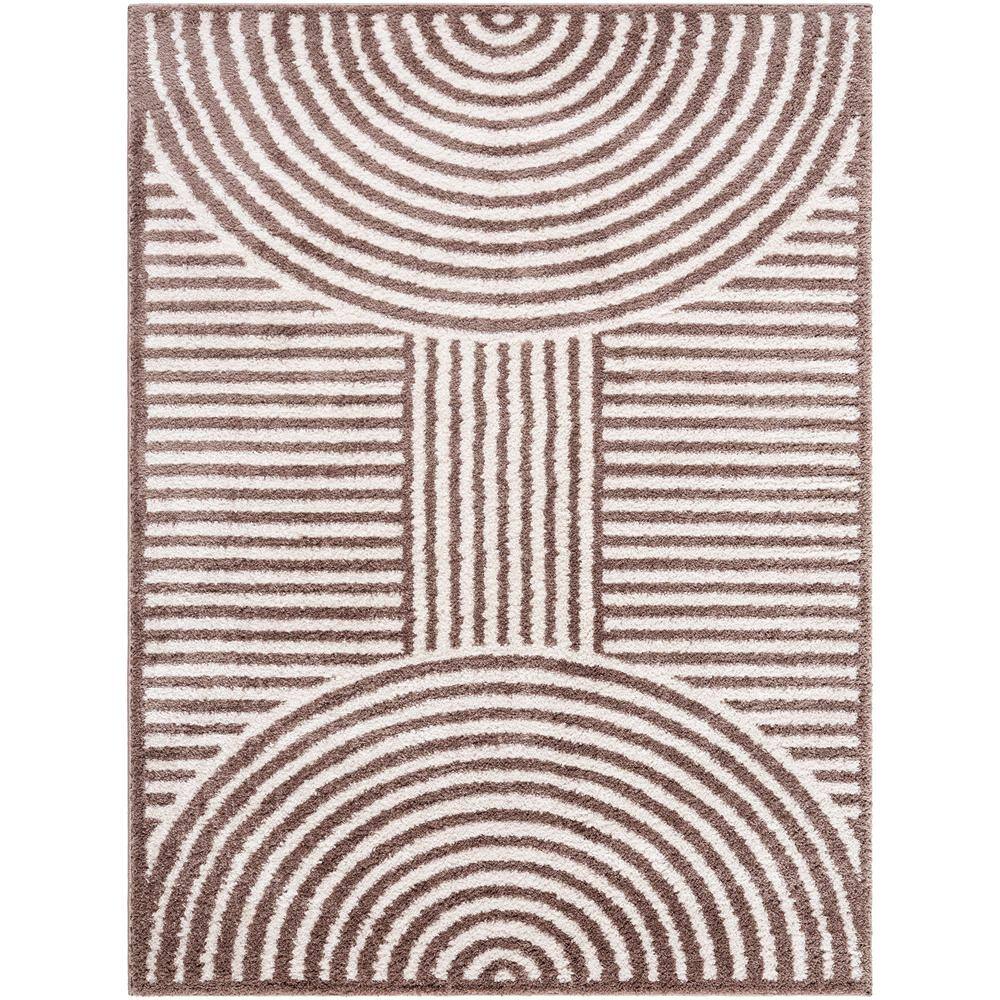 Fossay Shag Brown 7 ft. x 9 ft. Modern Indoor Area Rug price history on PriceWatchPro
