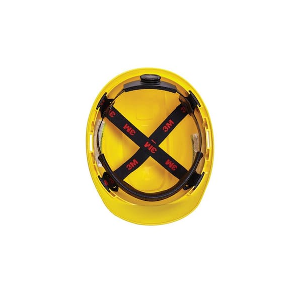 3M Yellow Non-Vented Hard Hat with Ratchet Adjustment CHH-R-Y6