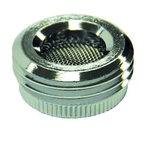 55/64 in. 27F x 3/4 in. GHTM Chrome Garden Hose Adapter