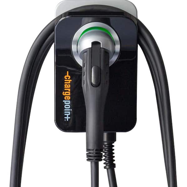 ChargePoint Home Electric Vehicle Charger Wi-Fi Enabled 18 ft. Cord 32 Amp Hardwired Station Indoor/Outdoor Install