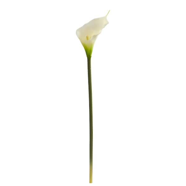 Kalalou 28 Artificial Large White Flower Stems - 6/Case