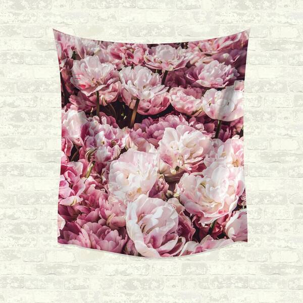 large floral tapestry