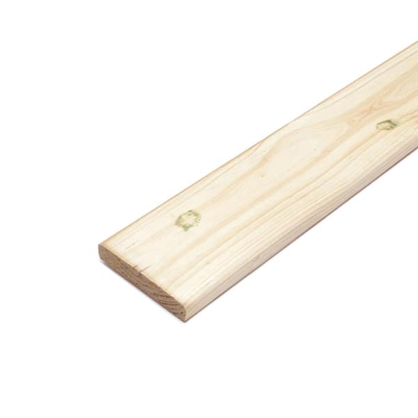 Unbranded 5/4 in. x 6 in. x 6 ft. WeatherShield Pressure-Treated Premium Pine Decking Board