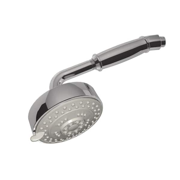 Newport Brass Contemporary Tub and Shower 3-Spray Modes 4 in. Dia Multifunction Hand Shower in Satin Nickel