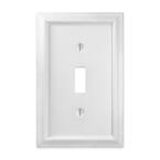 Annabelle White 1-Gang Toggle Composite Wall Plate
