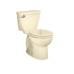 Cadet 3 Powerwash 10 in. Rough-In 2-piece 1.28 GPF Single Flush High-Efficiency Round Toilet in Bone