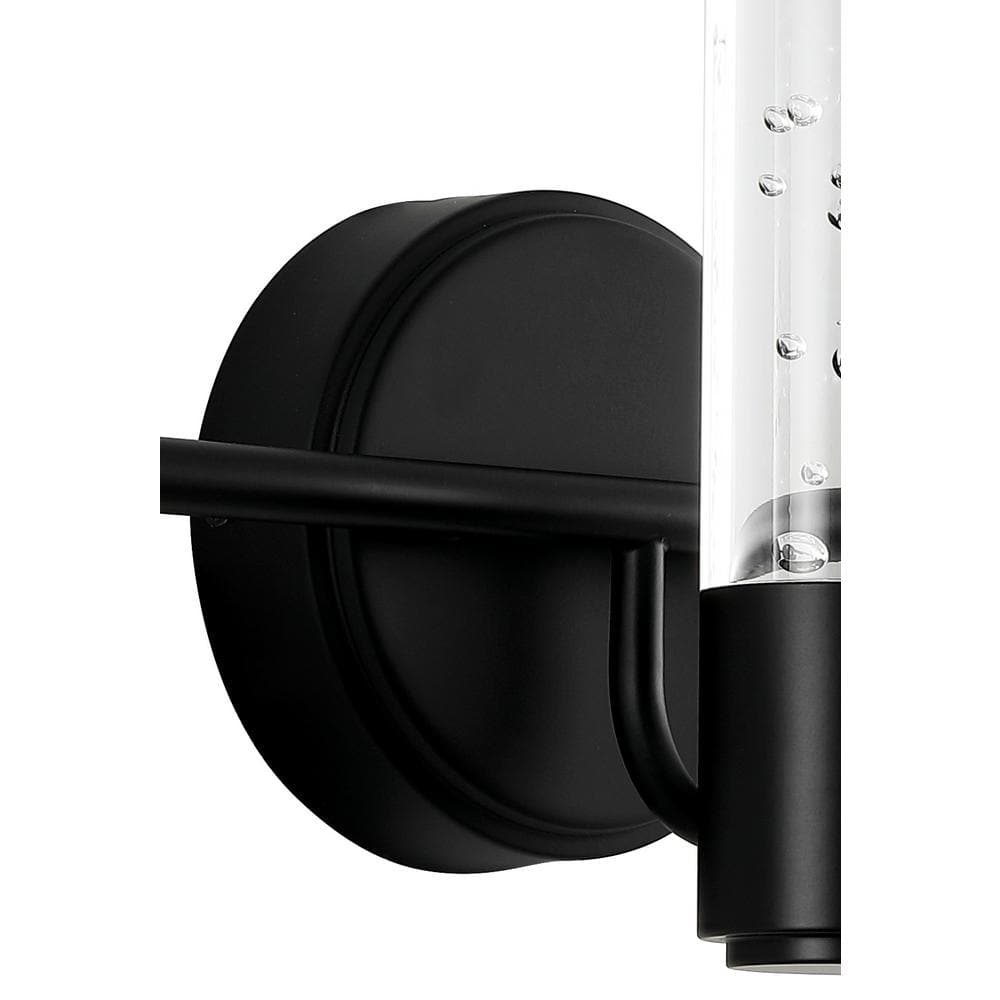 Bolha Satin Bronze 18" Minimalistic Cylinder Vanity Light with LED