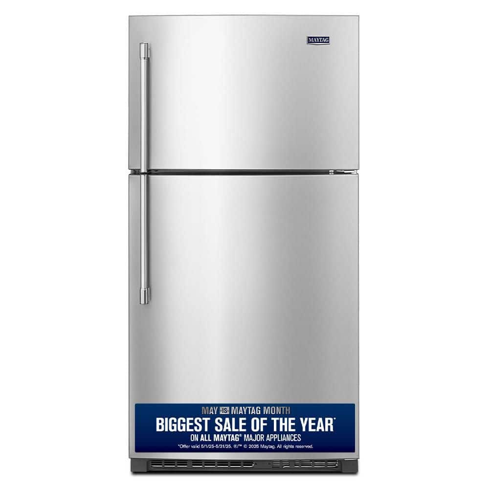 21 cu. ft. Top Freezer Refrigerator in Fingerprint Resistant Stainless Steel