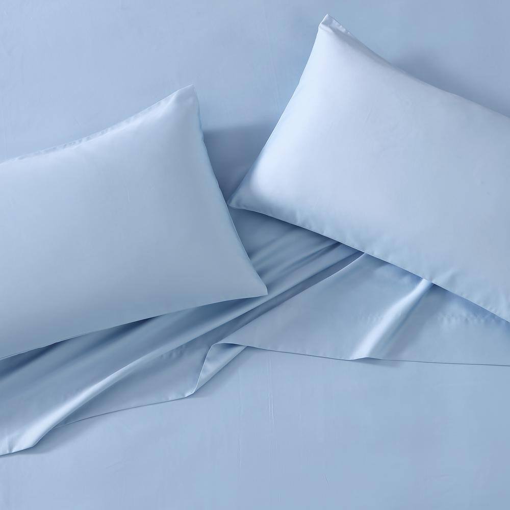 King Blue Cashmere Cotton Blend Sateen Sheet Set