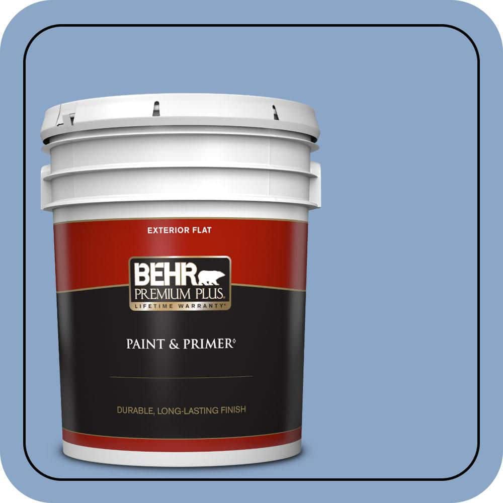 5 gal. #590D-4 Romantic Isle Flat Exterior Paint & Primer price history on PriceWatchPro