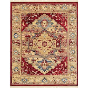 District Potomac Red 8 ft. x 10 ft. Area Rug