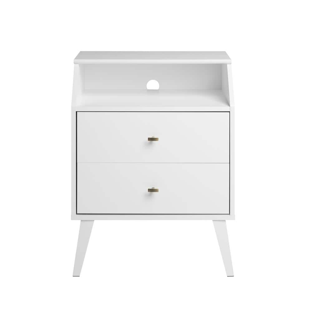 prepac milo white nightstand