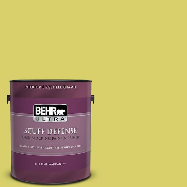 BEHR ULTRA 1 gal. #P340-4 Lime Tree Extra Durable Eggshell Enamel Interior Paint & Primer