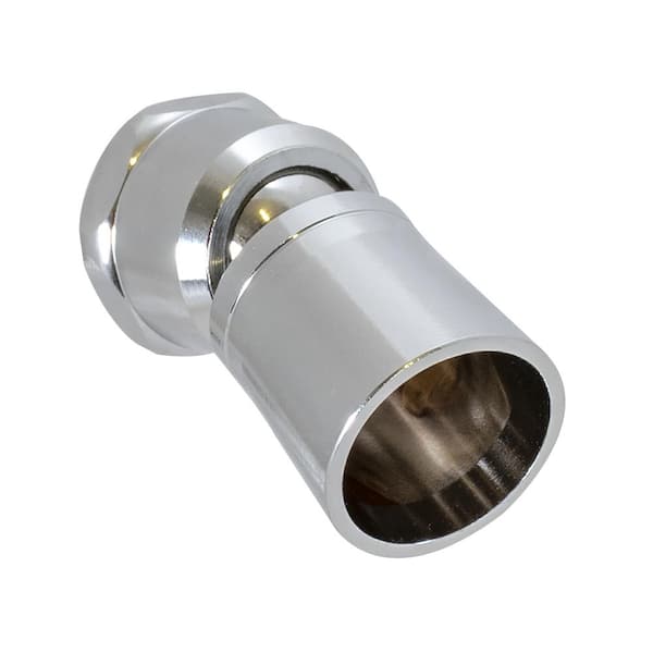 1-Spray Patterns 2.0 GPM 1-in Wall-Mount Fixed Shower Head in Chrome