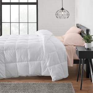 Medium Weight White Twin Down Alternative Comforter