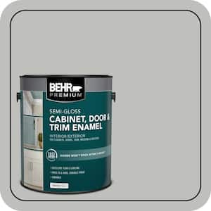 1 gal. #PFC-62 Pacific Fog Semi-Gloss Enamel Interior/Exterior Cabinet, Door & Trim Paint