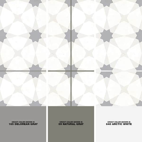 Zoudia 8 in. x 8 in. Matte Porcelain Floor and Wall Tile (5.33 sq. ft. / case)