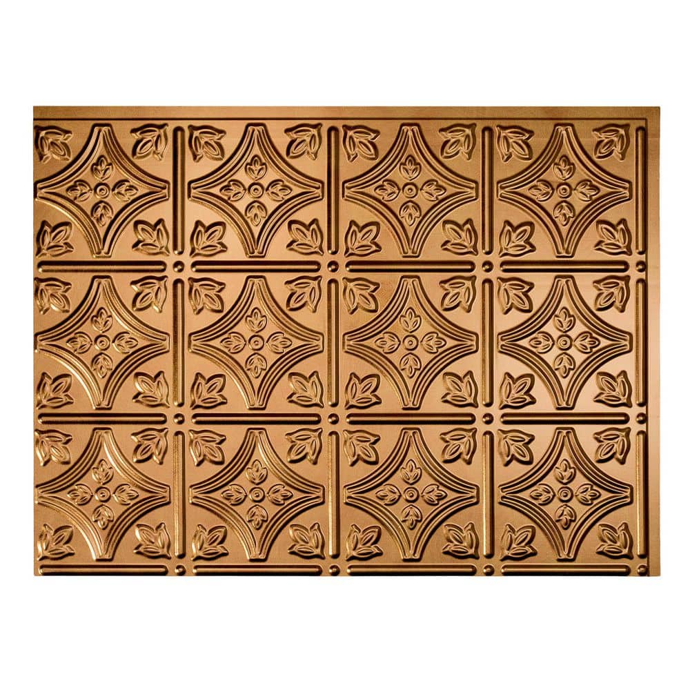 Antique Bronze Vinyl Decorative Backsplash Panels Kit