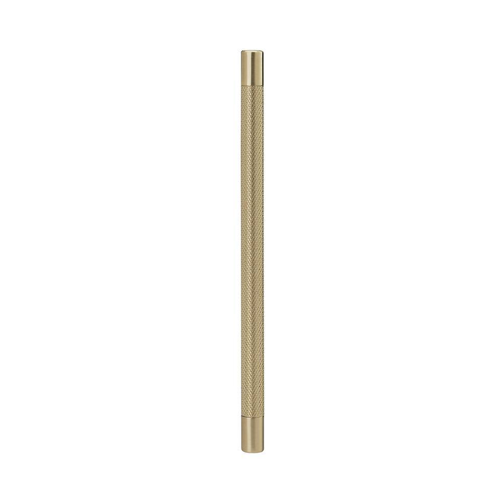 Golden Champagne Knurled Bar Pull with Mounting Hardware
