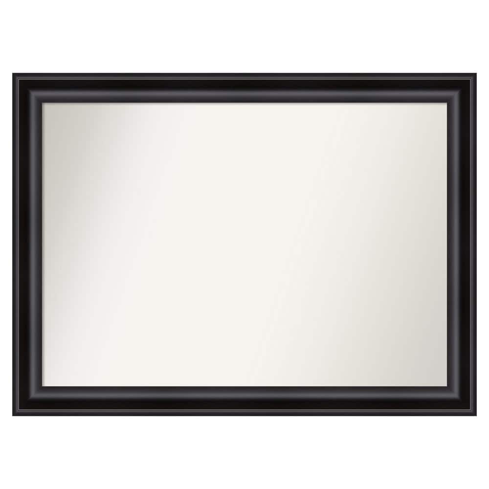 Grand Black 49.75 in. W x 36.75 in. H Custom Non-Beveled Recycled Polystyrene Framed Bathroom Vanity Wall Mirror price history on PriceWatchPro