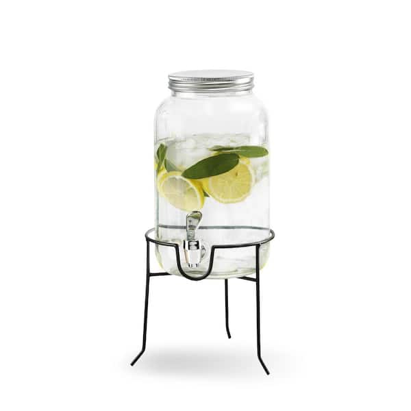 Beverage Dispenser - Tall Glass 3 Gallon - Danner and Soli Event Rental