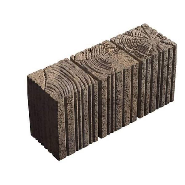 Oldcastle Caribou 11.75 in. x 3.88 in. x 5.75 in. Tan Charcoal Concrete Edging