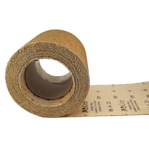 4-1/2 in. x 10 yds. 40 Grit PSA Stick-On Heavy E-Weight Aluminum Oxide Sandpaper Rolls