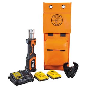 Battery-Operated D3 Groove Crimper with Two 2 Ah Batteries Charger and Bag