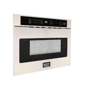 24 in. 1.2 cu. ft. Built-In Microwave Drawer in Stainless Steel with Sensor Cooking