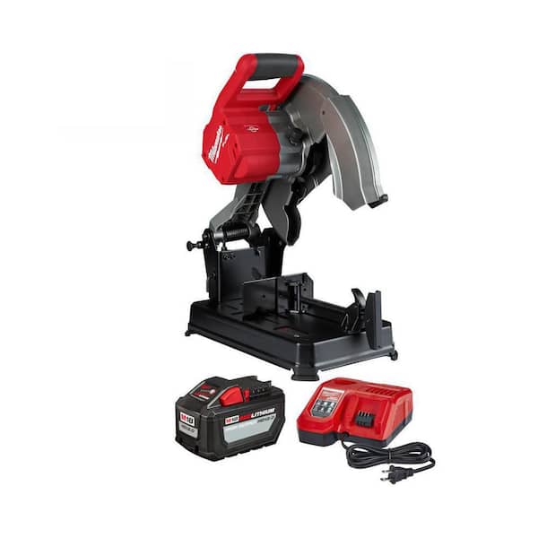 Milwaukee M18 FUEL 18-Volt Lithium-Ion Brushless Cordless 14 in. Abrasive Cut-Off Saw Kit with One 12.0Ah Battery