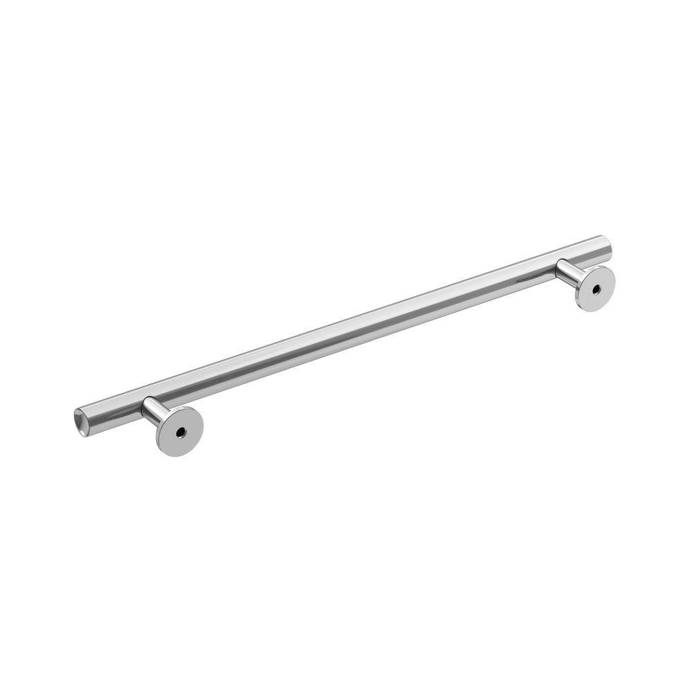 Polished Chrome Modern Cabinet Bar Pull with Mounting Hardware