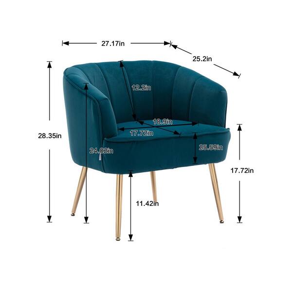 diesel velvet barrel chair