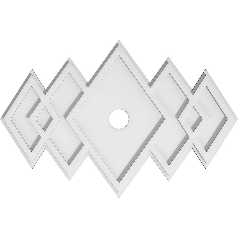 24 in. W x 16 in. H x 2 in. ID x 1 in. P Zoe Architectural Grade PVC Contemporary Ceiling Medallion price history on PriceWatchPro