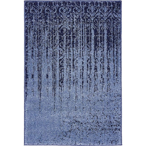 Unique Loom Del Mar Jennifer Blue 2' 2 x 3' 0 Area Rug