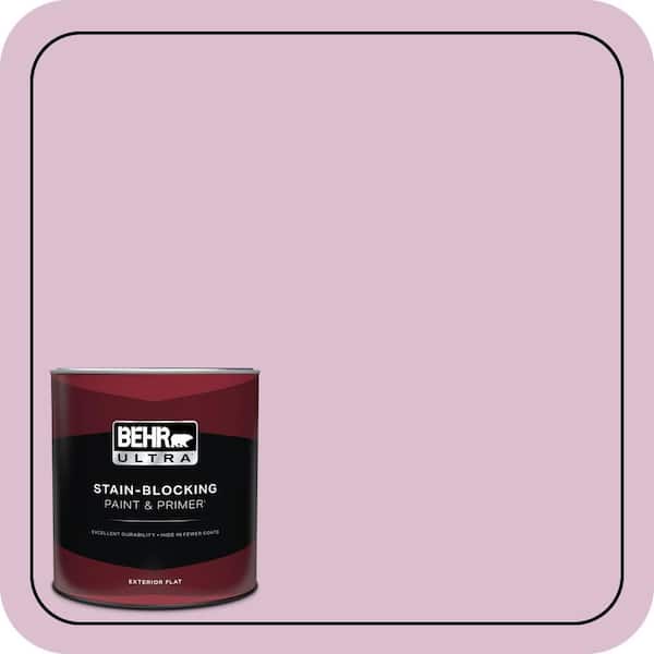 BEHR ULTRA 1 Qt. #690C-3 Delicate Bloom Flat Exterior Paint & Primer