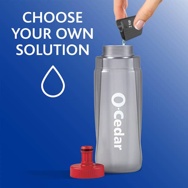O-Cedar 155820 Spray Mop, 25.36 fl-oz Bottle, Microfiber