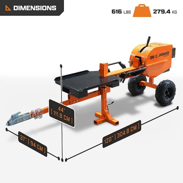DK2 V2 Series 40-Ton 7 HP 212 cc Kinetic Log Splitter OPS240-V2