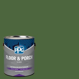 1 gal. PPG1130-7 Mountain Forest Satin Interior/Exterior Floor and Porch Paint